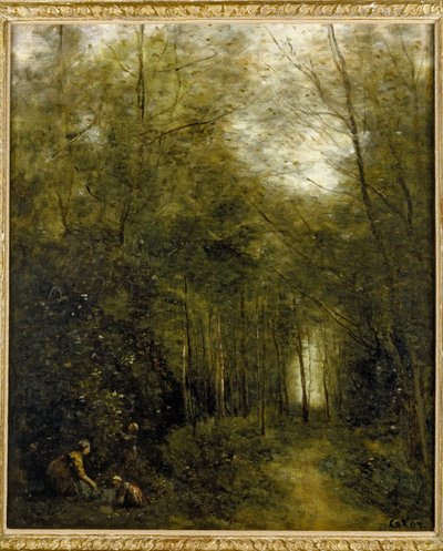 Montfermeuil, the Brook in the Wood, 1867 by Jean Baptiste Camille Corot
